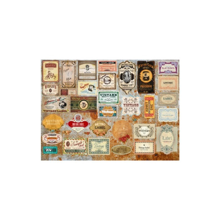 Papel de Arroz LABEL RETRO